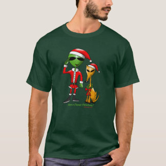 Kosmisches Dunkelheits-Kleid des Weihnachten2 T-Shirt