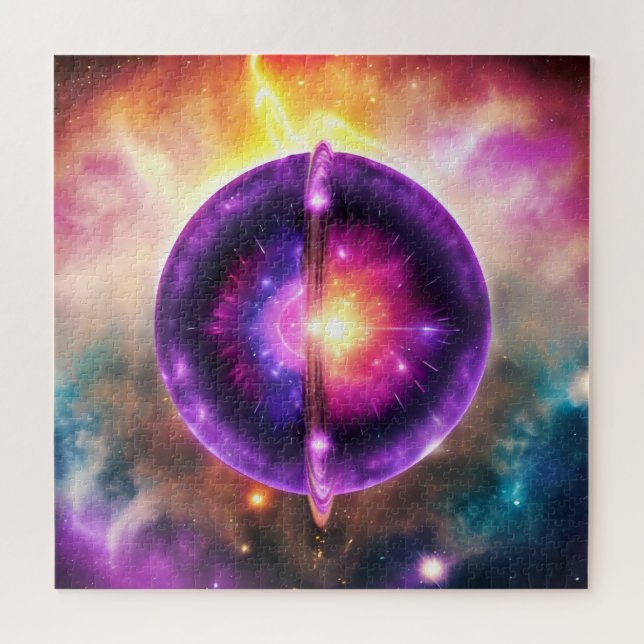 kosmisches, dynamisches, farbenprächtiges mystisch (Horizontal)