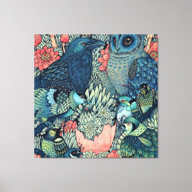 Kosmisches Ei Leinwanddruck (Vorderseite)