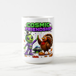 Kosmisches Freundschafts-Erntedankfest-Alien-Truth Kaffeetasse