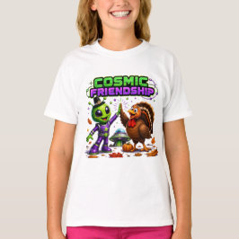 Kosmisches Freundschafts-Erntedankfest-Alien-Truth T-Shirt