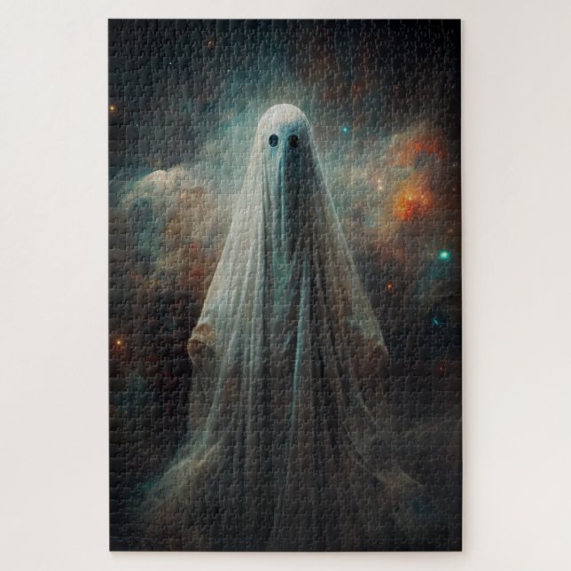 Kosmisches Ghost Halloween (Vertikal)
