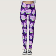 Kosmisches Glam Lila Lotus Blume Galaxie Print Yog