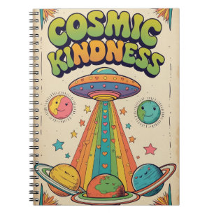 Kosmisches Güte-Spiralnotizbuch   Süßer Weltraum Notizblock
