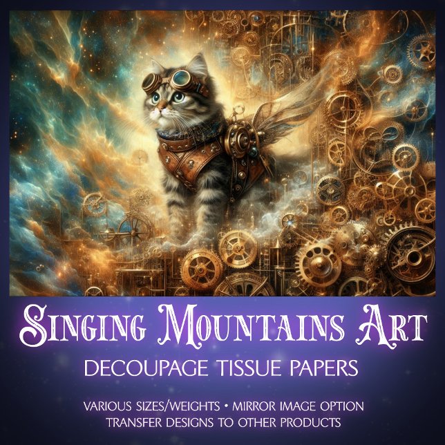 Kosmisches Katzengestänge Entdeckungsseite Seidenpapier (Von Creator hochgeladen)