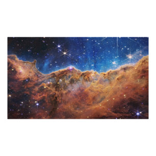 Kosmisches Kliff Carina-Nebel Weltraum-Webb-Telesk Fotodruck
