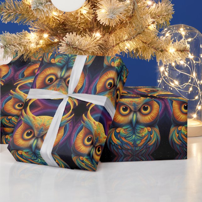 Kosmisches Schaf der Weisheit Geschenkpapier (Feiertage)