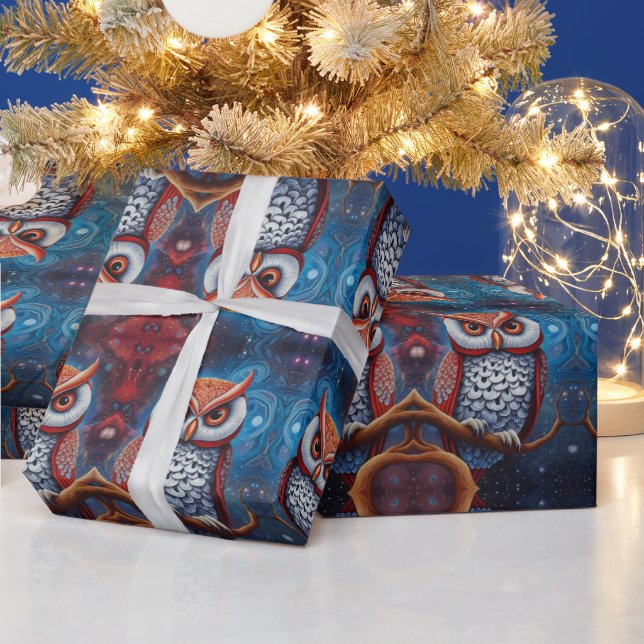Kosmisches Schaf der Weisheit Geschenkpapier (Feiertage)