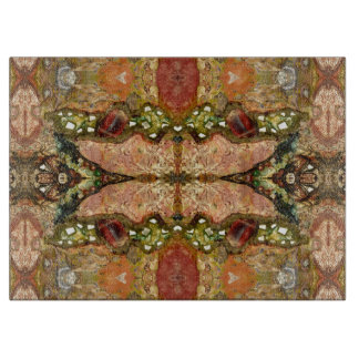 Kosmisches Schmetterlings-Schneidebrett durch Schneidebrett