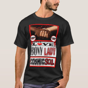 Kosmisches Soul - Ebenholz-Dame T-Shirt