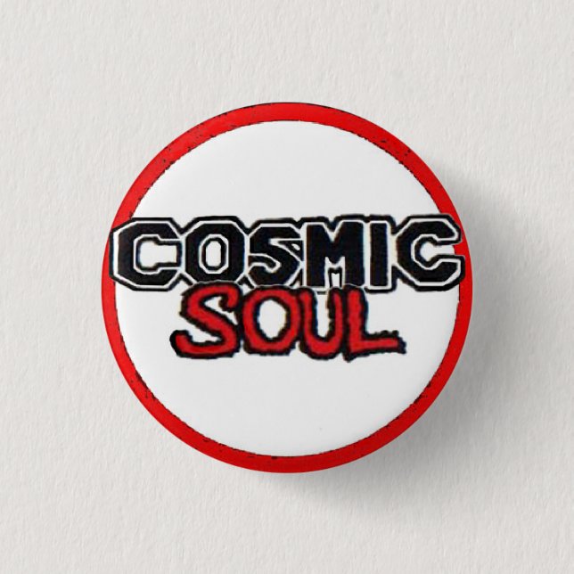Kosmisches Soul - Rundkreislogo Button (Vorderseite)