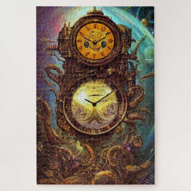 Kosmisches Uhr-Puzzle (Vertikal)