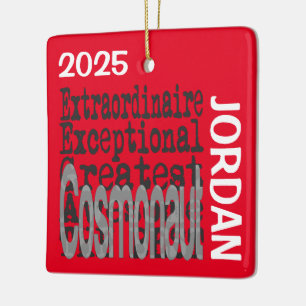 Kosmonaut Extraordinaire CUSTOM Keramikornament