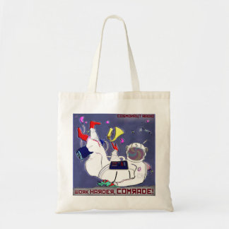 Kosmonaut-Radio-Arbeits-härterer Kamerad Tote Bag Tragetasche
