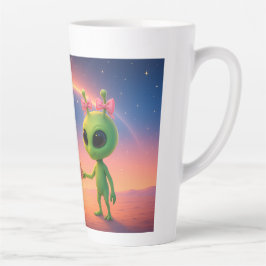 Kosmonautentochter und Außerirdischer Milchtasse