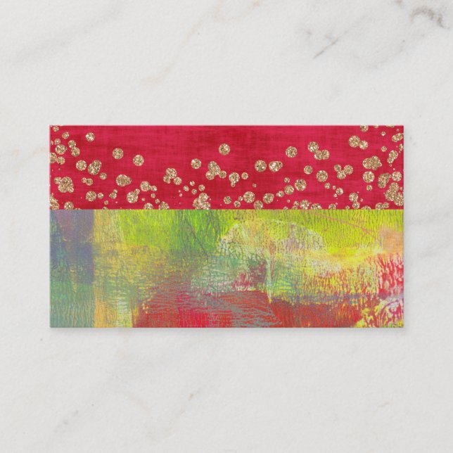 kosmopolitischer Glamour Visitenkarte (Vorderseite)