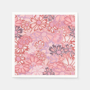 Kosmos-Blume Serviette