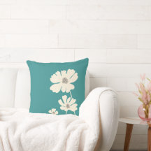 Kosmos-Blume Silhouetten Moderne Blumenmauer