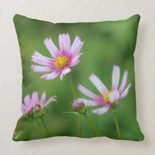 Kosmos-Blumen Kissen