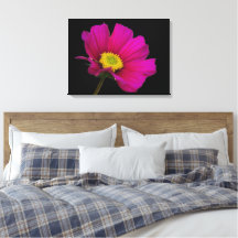 Kosmos-Blumen-Leinwanddruck
