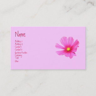 Kosmos-Visitenkarte Visitenkarte