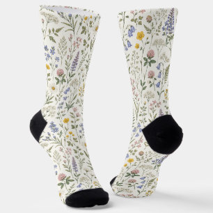 Kosmos zarter Stamm luftiger Blumen elegant Natur Socken
