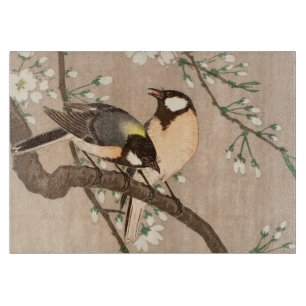 Koson Bird Chickadee Songbird Schneidebrett