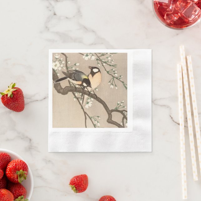 Koson Bird Chickadee Songbird Serviette (Beispiel)