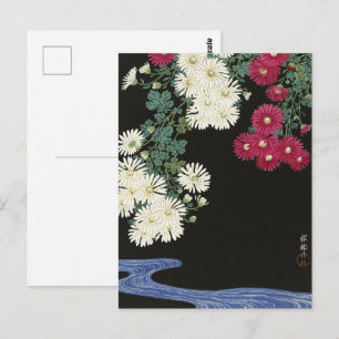 Koson Chrysanthemum Garden Japanische Blume Art Postkarte