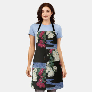 Koson Chrysanthemum Garden Japanische Blume Art Schürze