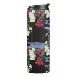 Koson Chrysanthemum Garden Japanische Blume Art Thermosbecher