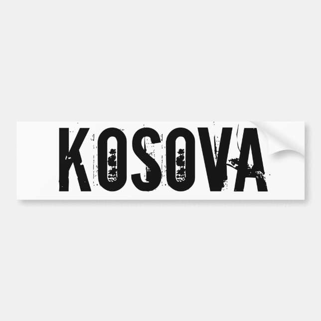 KOSOVA AUTOAUFKLEBER (Vorne)