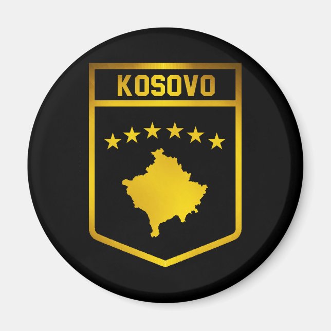 Kosovo-Emblem Magnet (Vorne)