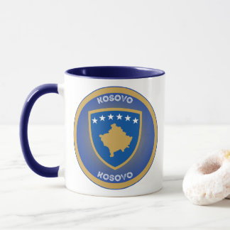 Kosovo-Erbe-Emblem Tasse