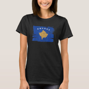 Kosovo Flag Priesterfreundschaft Proud Peace Vinta T-Shirt