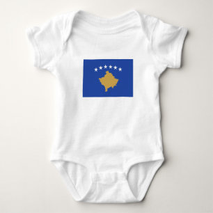 Kosovo-Flagge Baby Strampler