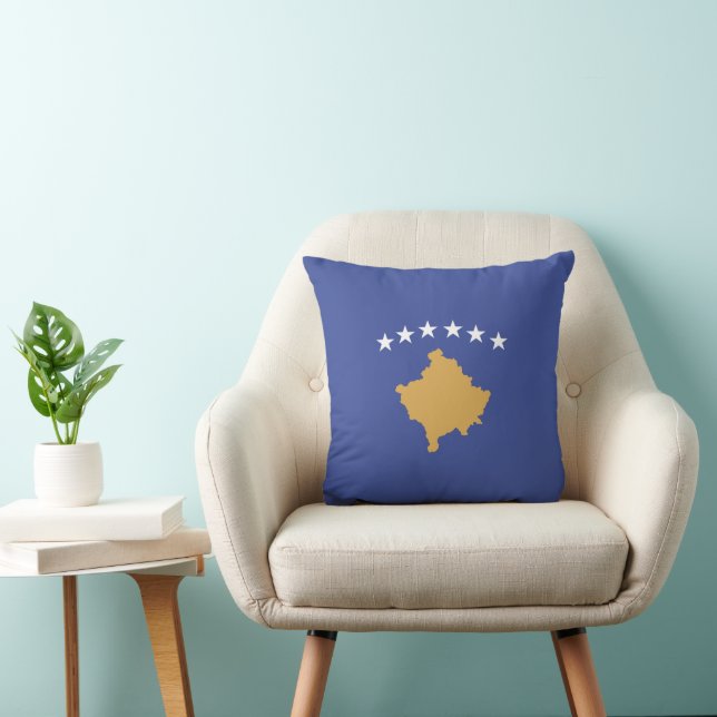 Kosovo-Flagge Kissen (Stuhl )
