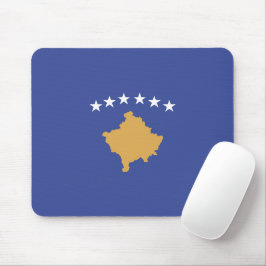 Kosovo-Flagge Mousepad
