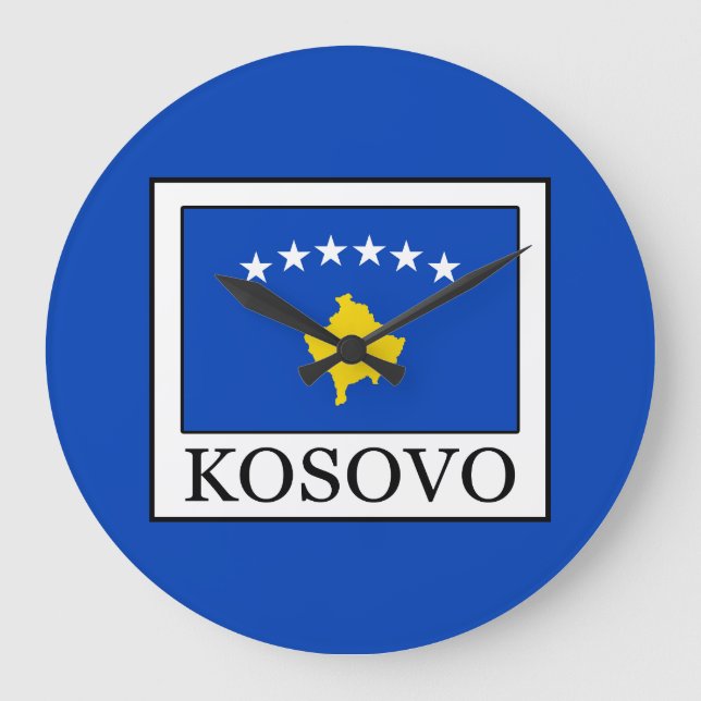 Kosovo Große Wanduhr (Vorderseite)