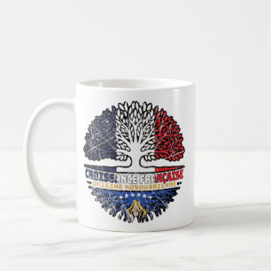 Kosovo Kosovar Französisch Frankreich Baum Wurzeln Kaffeetasse