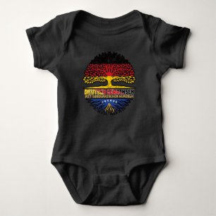 Kosovo Kosovarisch Deutsch Deutschland Baum Wurzel Baby Strampler