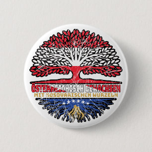 Kosovo Kosovarisch Österreichisch Österreich Baum Button