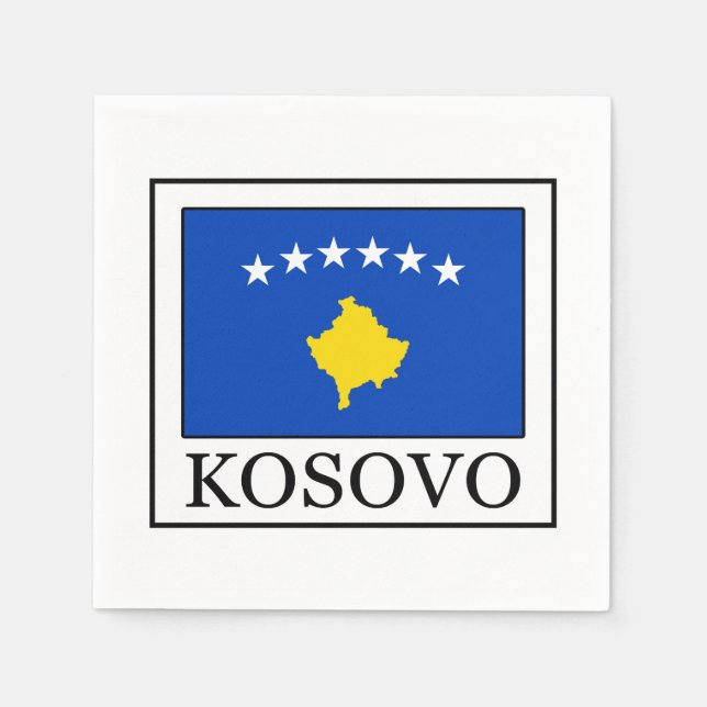 Kosovo Serviette (Vorderseite)