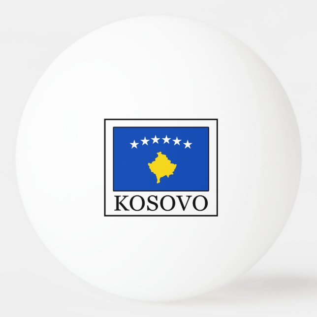 Kosovo Tischtennisball (Vorderseite)