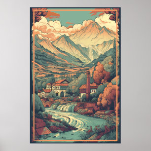 KOSOVO: Vintage-Werbeplakate für Reisen Poster