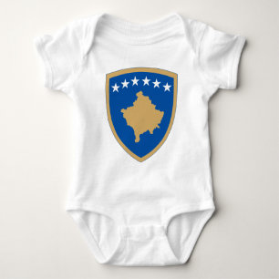 Kosovo-Wappen Baby Strampler