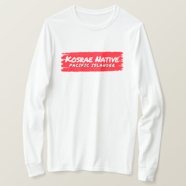 Kosrae Kosraen Long Sleeve T-Shirt (Design vorne)