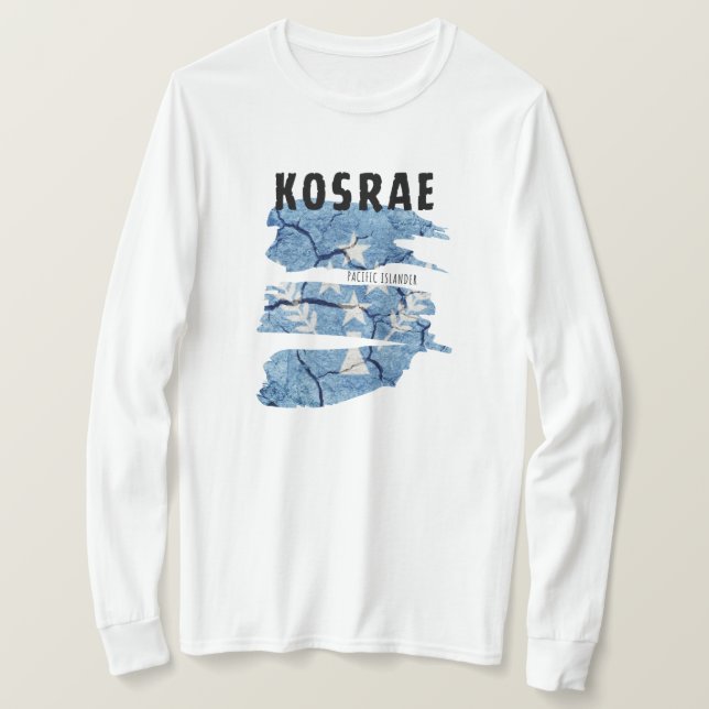 Kosrae Kosraen Long Sleeve T-Shirt (Design vorne)