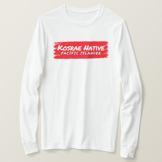 Kosrae Kosraen Long Sleeve T-Shirt (Design vorne)