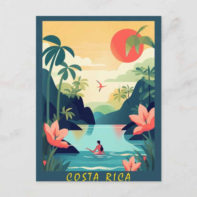 KOSTARIKA #1 POSTKARTE (Vorderseite)